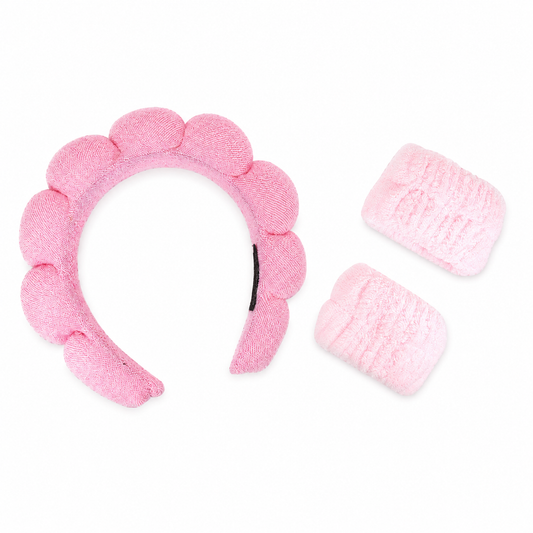Simply Bella - Spa Headband & Wrist Bands Set