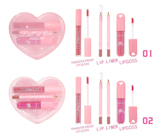 Kevin&Coco - Fall In Love Heartbeat Dúo Lipsticks