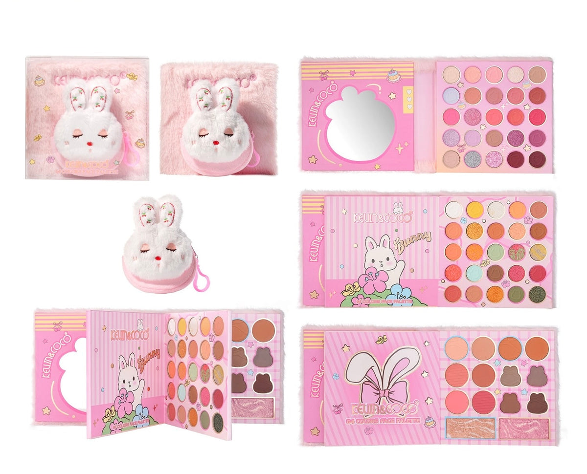 Kevin&Coco Eyes-Plush Bunny 64 colors Eyeshadow Palette