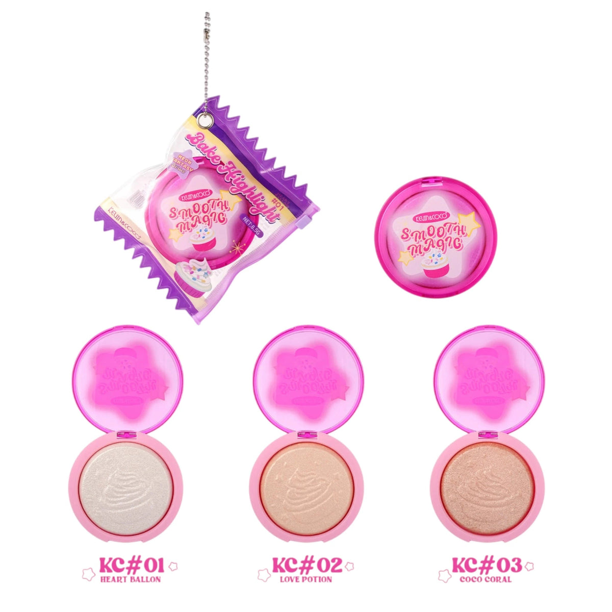 Kevin & Coco Neon Fantasy Baked Highlighter