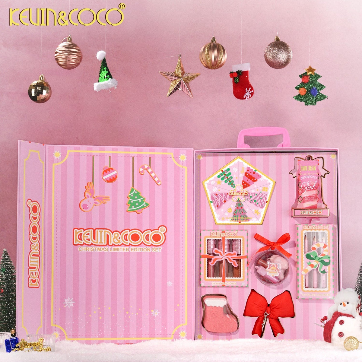 Kevin&Coco Face-Christmas Limited Edition Suitcase Makeup Set