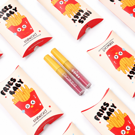 Kevin&Coco Lips-Fries&Chips" 4-Piece Lip Gloss Set