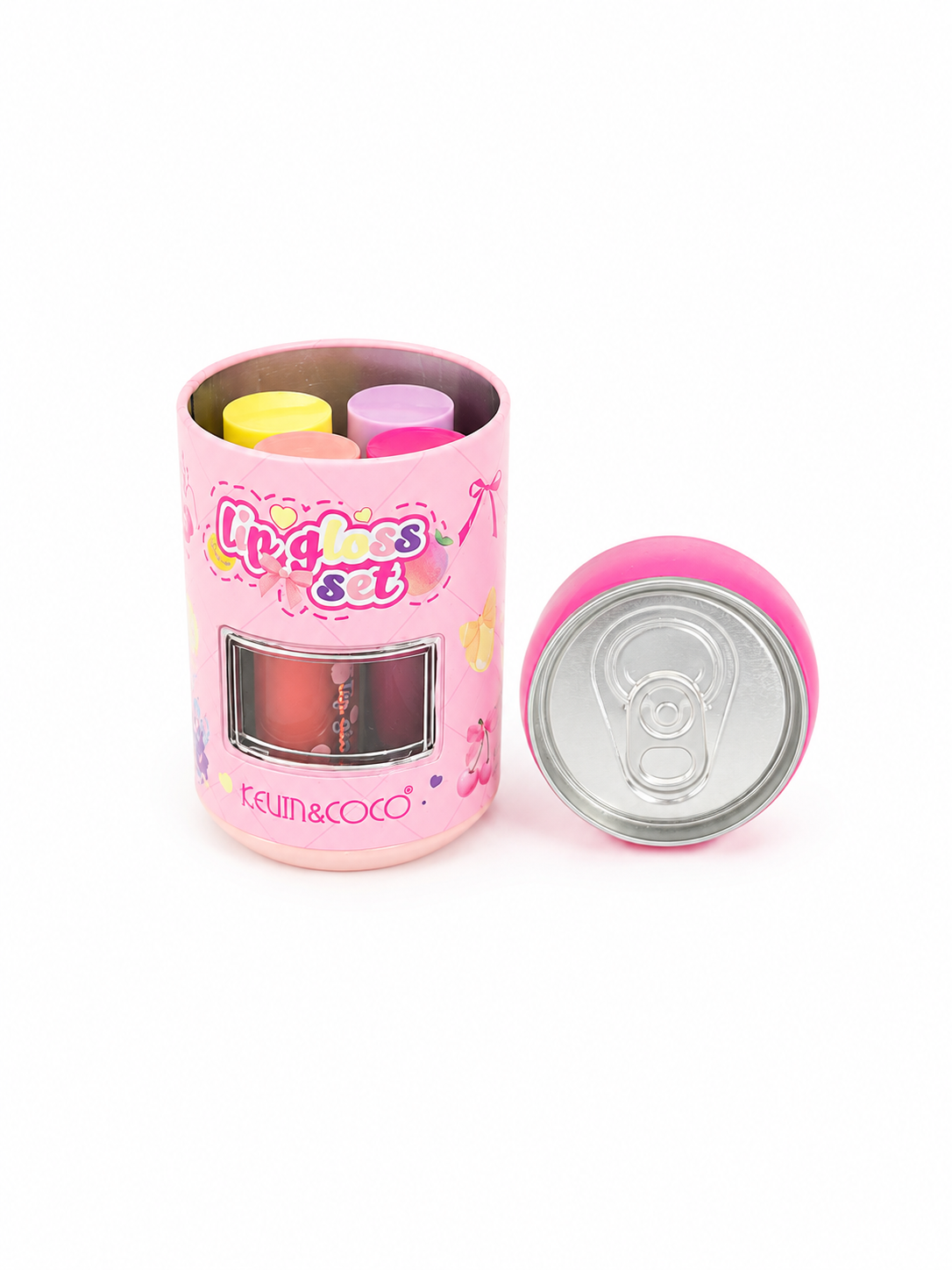 Kevin&Coco Lips-Soda Can Fruit 4 Pieces Lip Oil