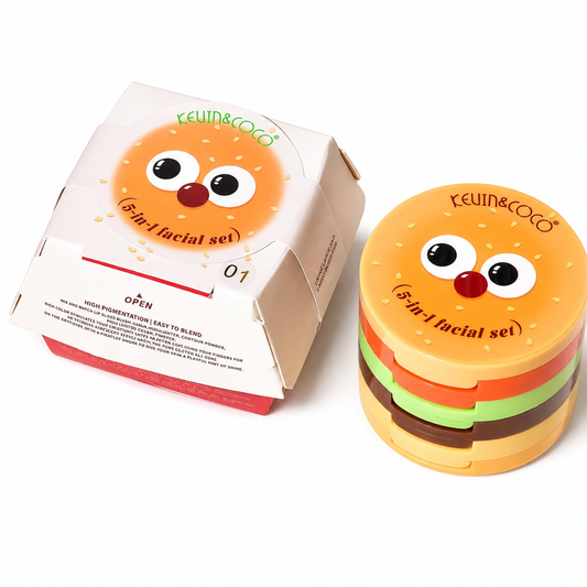 Kevin & Coco Burgerlicious 5-in-1 Face Makeup Set