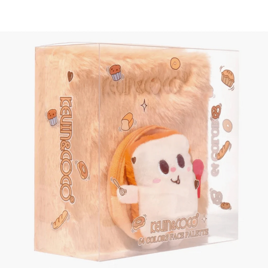 Kevin&Coco Eyes-Plush Bread 64-Color Eyeshadow Palette