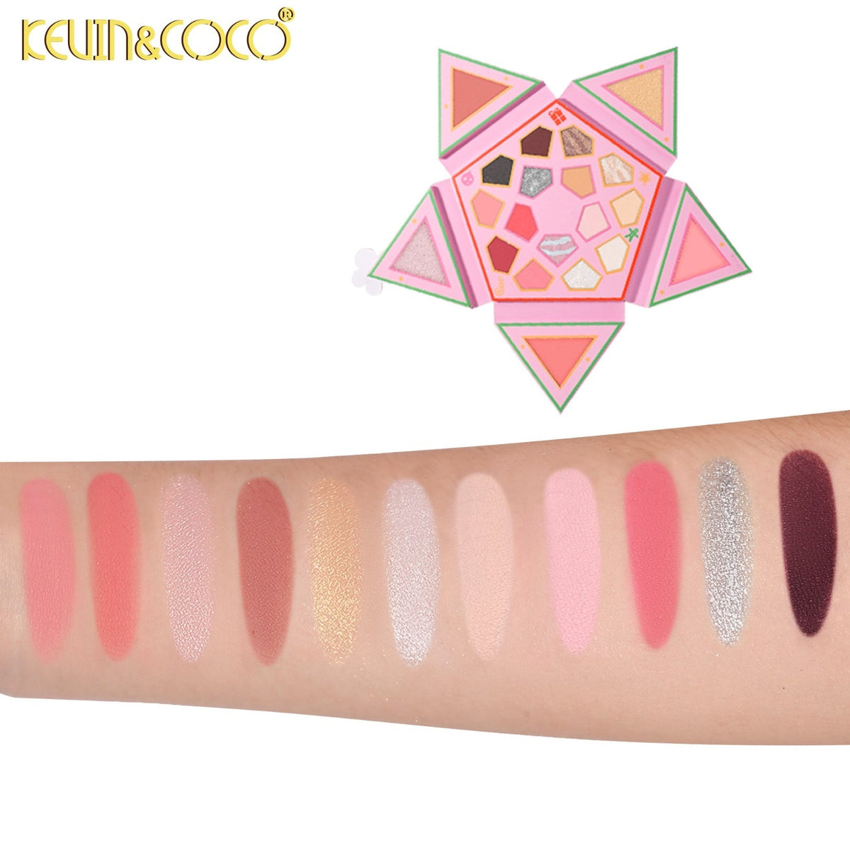 Kevin&Coco Face-Christmas Limited Edition Suitcase Makeup Set
