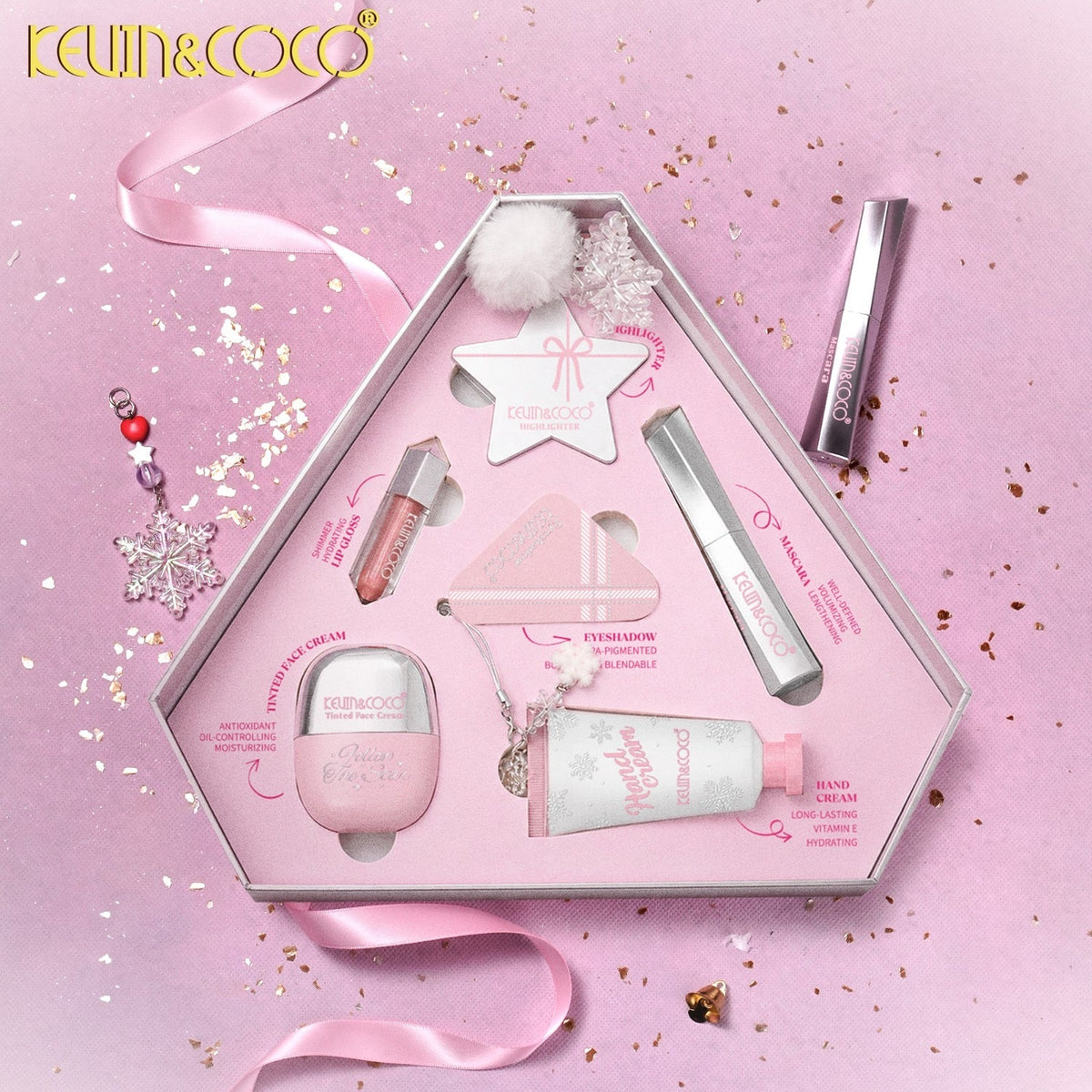 Kevin & Coco Face-Follow The Star Christmas Makeup Set