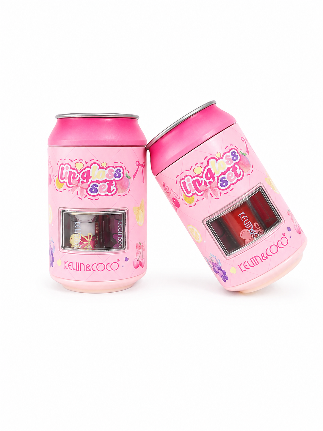 Kevin&Coco Lips-Soda Can Fruit 4 Pieces Lip Oil