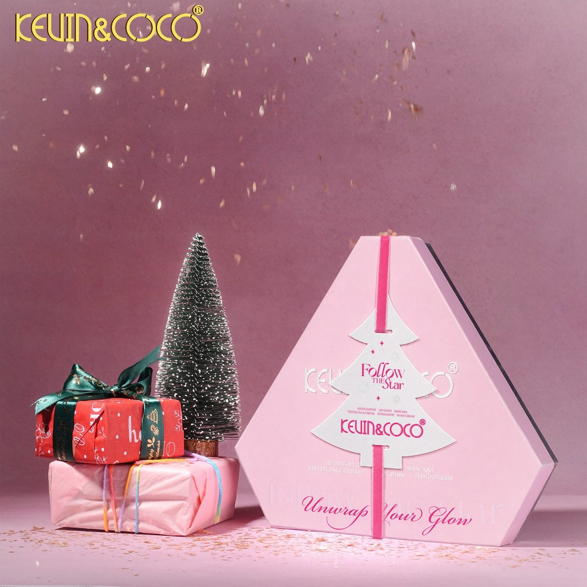 Kevin & Coco Face-Follow The Star Christmas Makeup Set