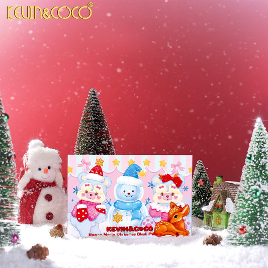 Kevin&Coco Face-Bear-y Merry Christmas Blush Palette