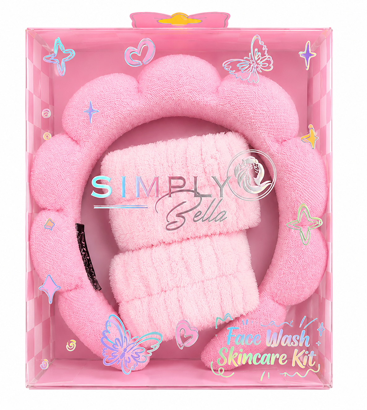 Simply Bella - Spa Headband & Wrist Bands Set