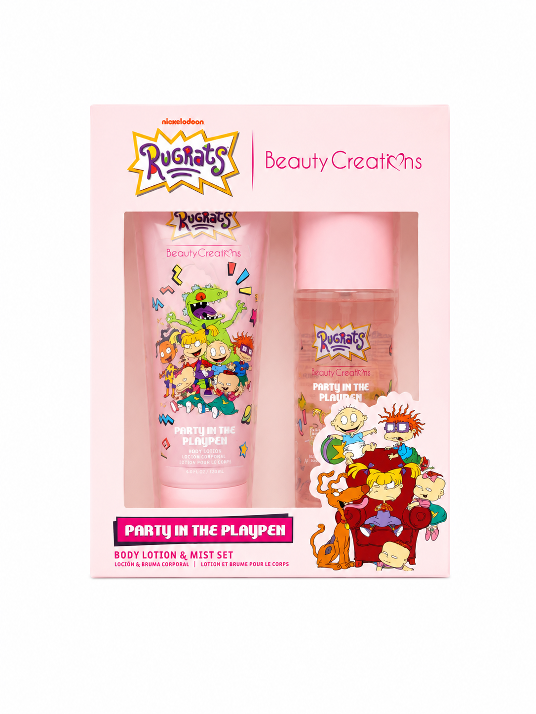 Rugrats x Beauty Creations Party In The Playpen Body Lotion & Mist Set