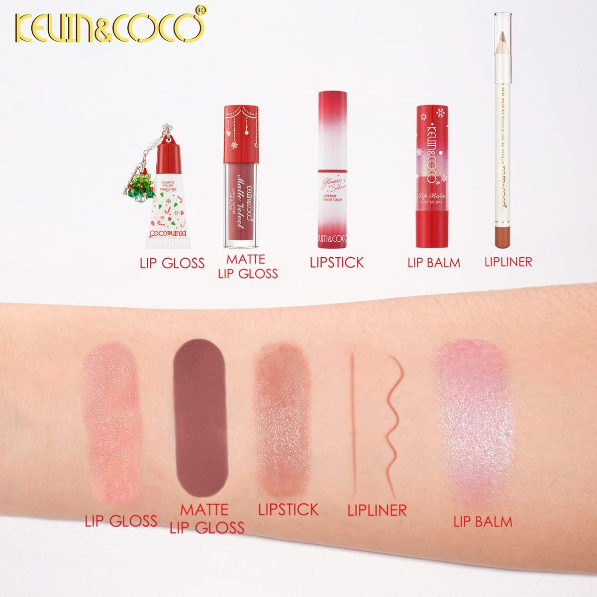 Kevin&Coco - Lips-Winter Whisper Christmas Lip Set