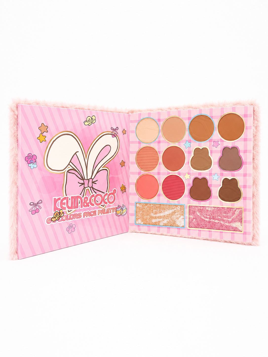 Kevin&Coco Eyes-Plush Bunny 64 colors Eyeshadow Palette