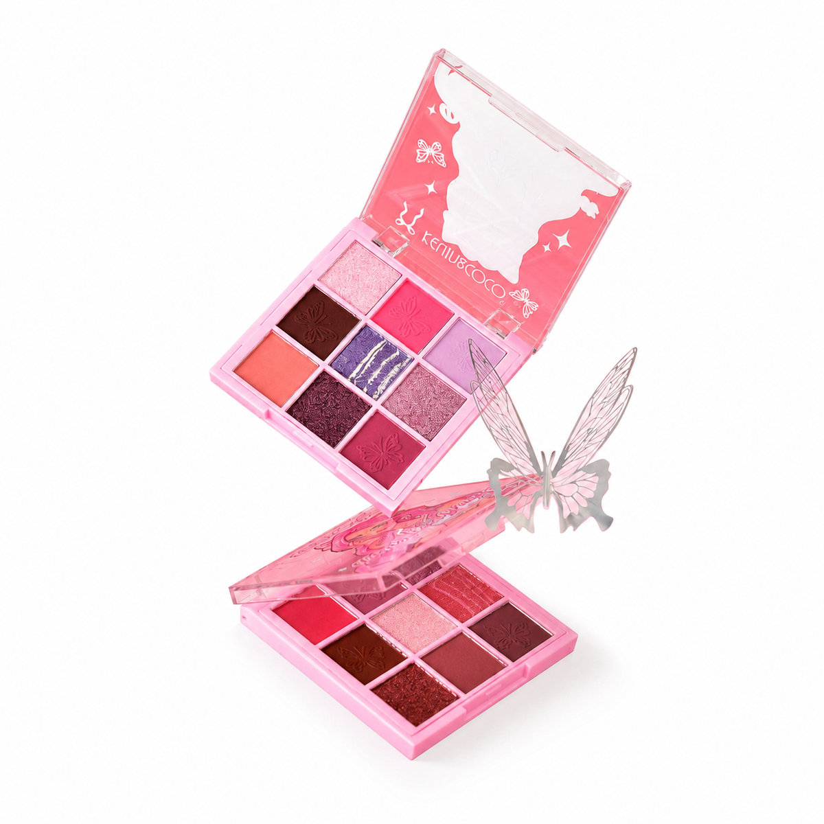 Romantic Whisper 9-Color Eyeshadow Palette - Kevin&Coco